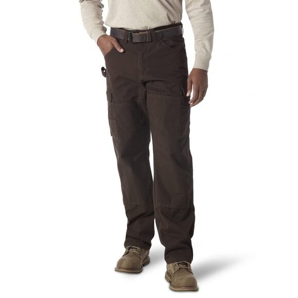 NWT Wrangler Riggs Workwear Ranger work utility pants, Dark Brown, 52W x 30L US - Picture 1 of 1